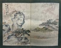 呉鎮(呉仲圭)山水画帖(仮題)