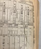 全国版のコンパス時刻表　1970年11月(昭和45年)